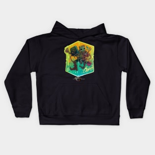 Gelatinous Cube D&D Monster Graffiti Kids Hoodie